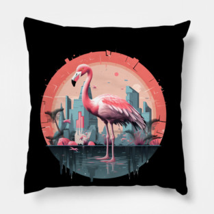Flamingo Tropical , Love Flamingos Pillow