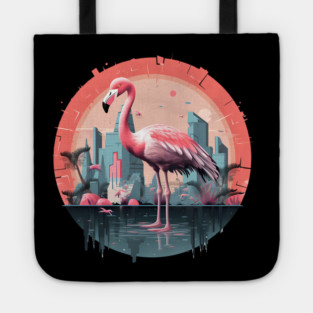 Flamingo Tropical , Love Flamingos Tote