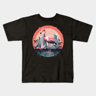 Flamingo Tropical , Love Flamingos Kids T-Shirt