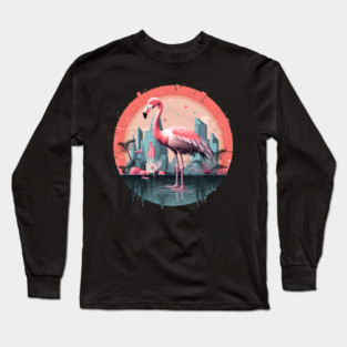 Flamingo Tropical , Love Flamingos Long Sleeve T-Shirt