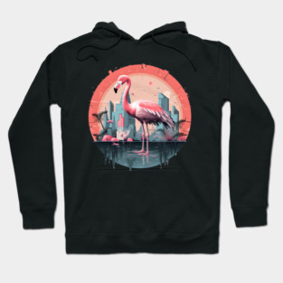 Flamingo Tropical , Love Flamingos Hoodie