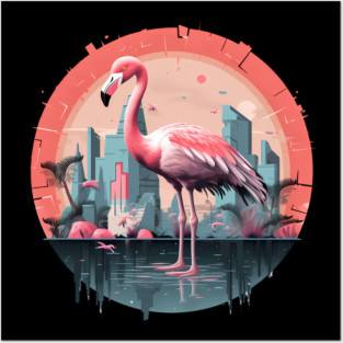 Flamingo Tropical , Love Flamingos Posters and Art
