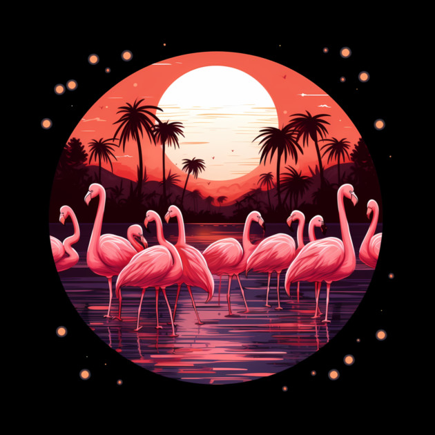 Flamingo Tropical , Love Flamingos by logiamerch