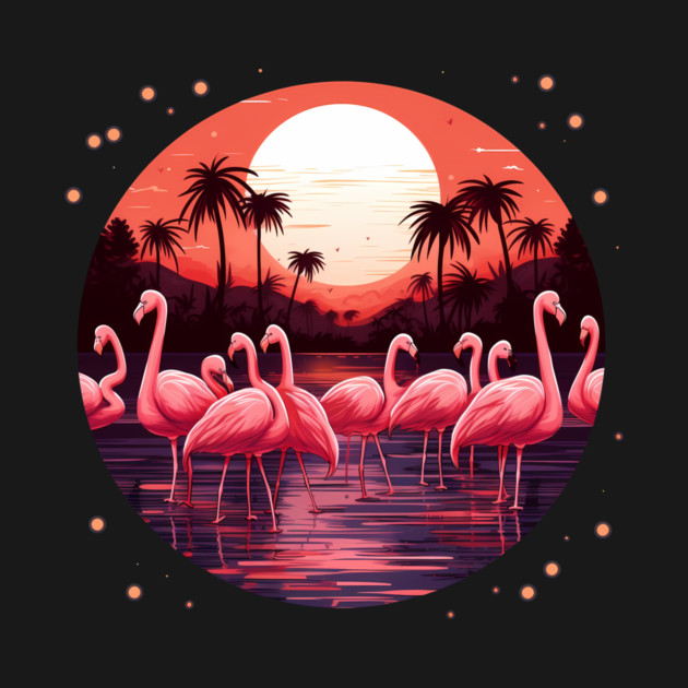 Flamingo Tropical , Love Flamingos by logiamerch