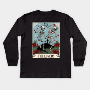 The Lovers Tarot Card Kids Long Sleeve T-Shirt