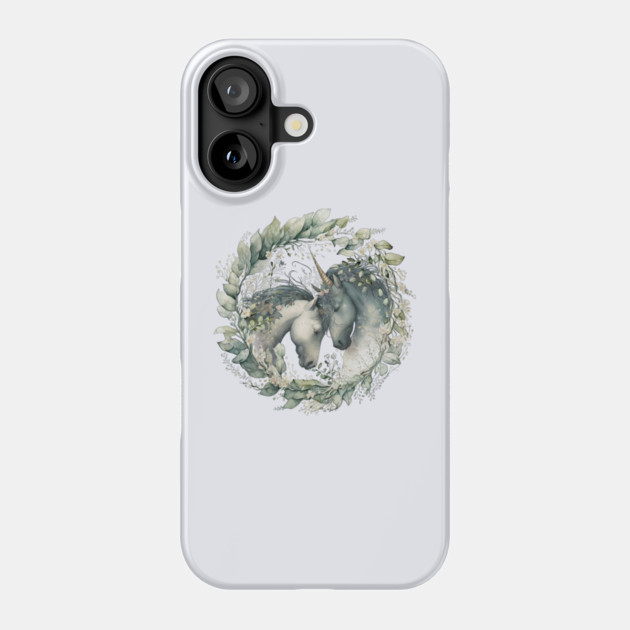 Unicorn Love Phone Case by HolidayBug