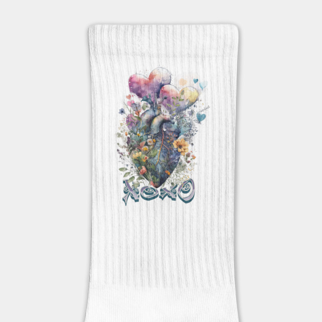 Watercolor Heart by HolidayBug