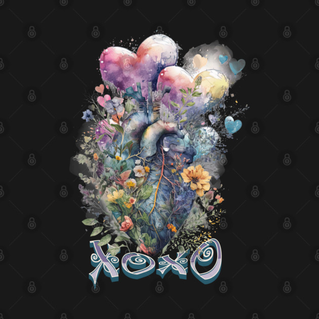 Watercolor Heart by HolidayBug