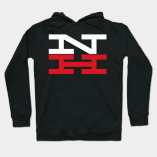 New Haven Railroad 1954 Classic White & Red Logo Hoodie