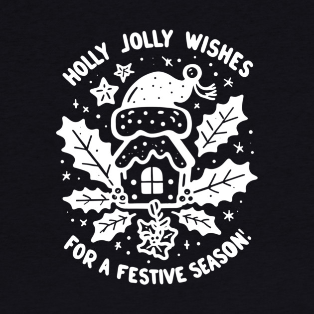 Holly Jolly Wishes for a Festive Season by Frank Ring