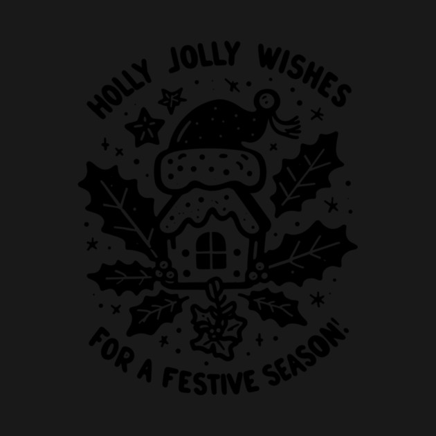 Holly Jolly Wishes for a Festive Season by Frank Ring