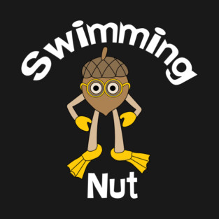 Swimming Nut Text T-Shirt