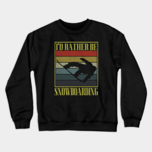 snowboarding Crewneck Sweatshirt