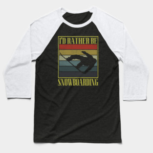 snowboarding Baseball T-Shirt