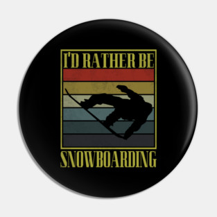 snowboarding Pin
