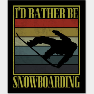 snowboarding Posters and Art