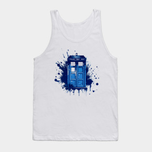 Tardis Graffiti Tank Top