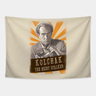 Vintage Aesthetic Kolchak The Night Stalker Tapestry
