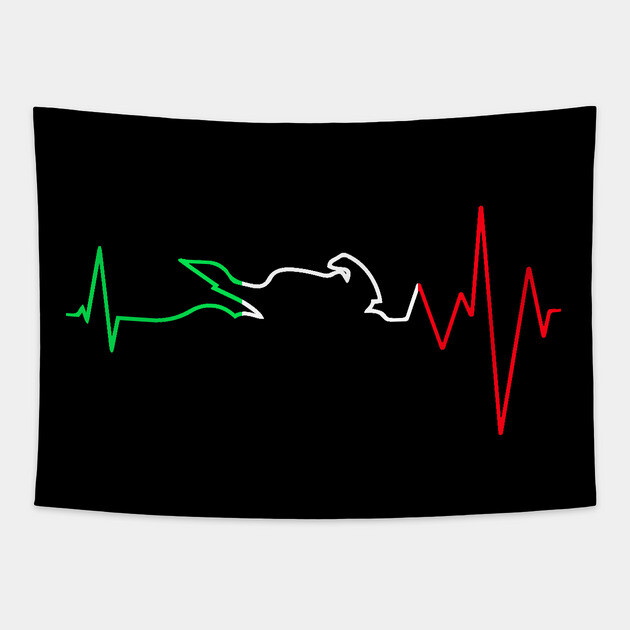 Motorcycle Heartbeat Motorcycle Heartbeat Tapestry TeePublic