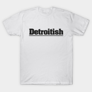 Detroit Detroitish Black Distressed T-Shirt