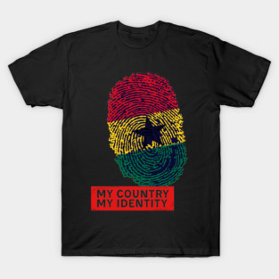 Ghana Country Flag Identity T-Shirt