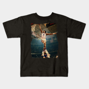 Vintage Basketball - Dr. J Kids T-Shirt