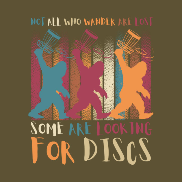 Bigfoot Sasquatch Disc Golf Gift by The WYLD Tribe