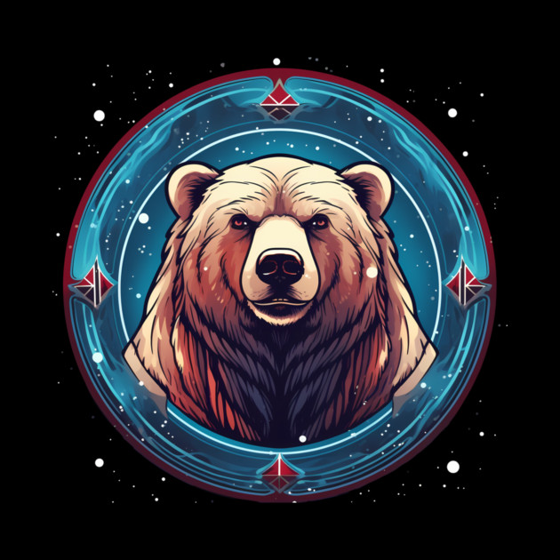 Grizzly Bear in Ornmament , Love Bears by logiamerch