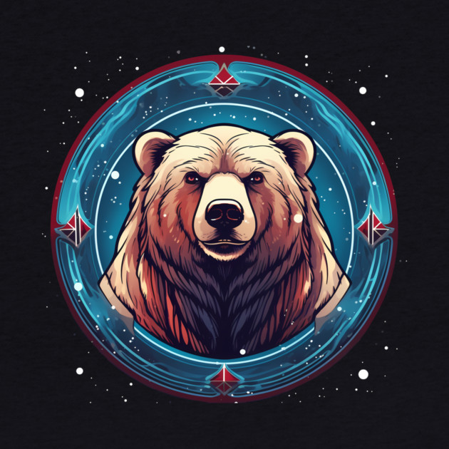 Grizzly Bear in Ornmament , Love Bears by logiamerch