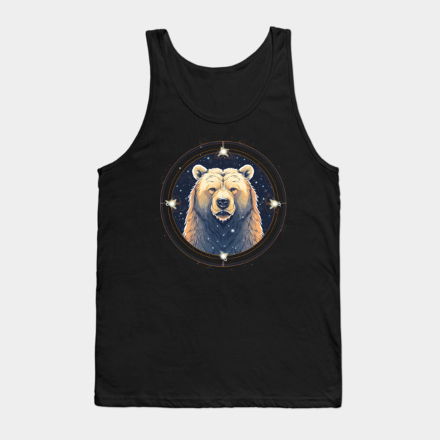 Grizzly Bear in Ornmament , Love Bears Tank Top by logiamerch