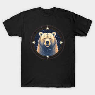 Grizzly Bear in Ornmament , Love Bears T-Shirt