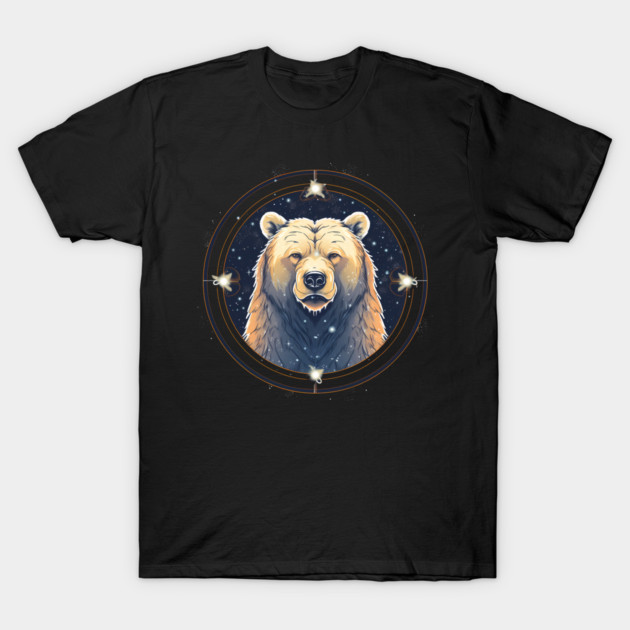 Grizzly Bear in Ornmament , Love Bears T-Shirt by logiamerch