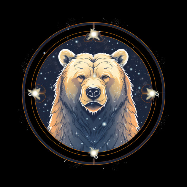 Grizzly Bear in Ornmament , Love Bears by logiamerch