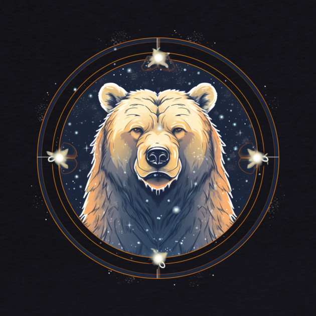 Grizzly Bear in Ornmament , Love Bears by logiamerch