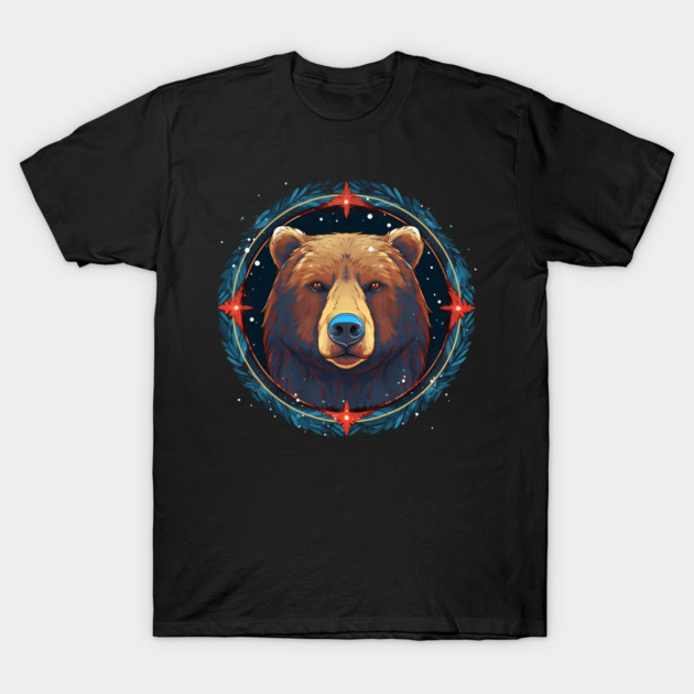 Grizzly Bear in Ornmament , Love Bears T-Shirt by logiamerch