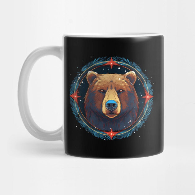 Grizzly Bear in Ornmament , Love Bears by logiamerch