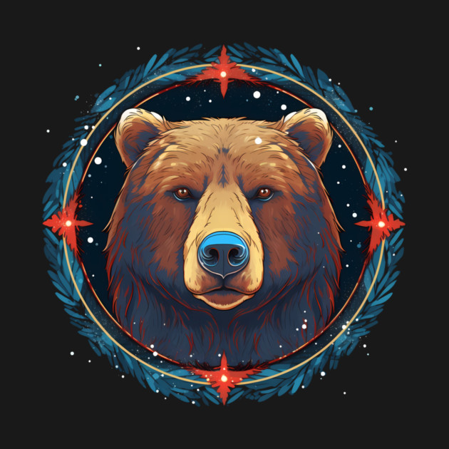 Grizzly Bear in Ornmament , Love Bears by logiamerch