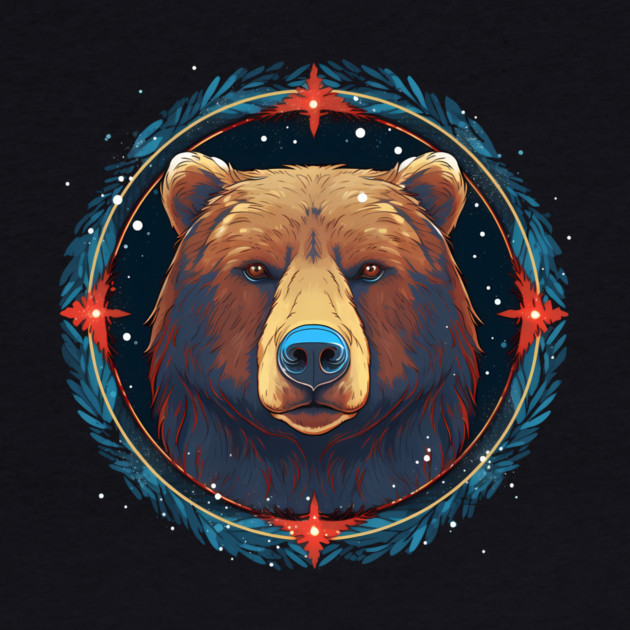 Grizzly Bear in Ornmament , Love Bears by logiamerch