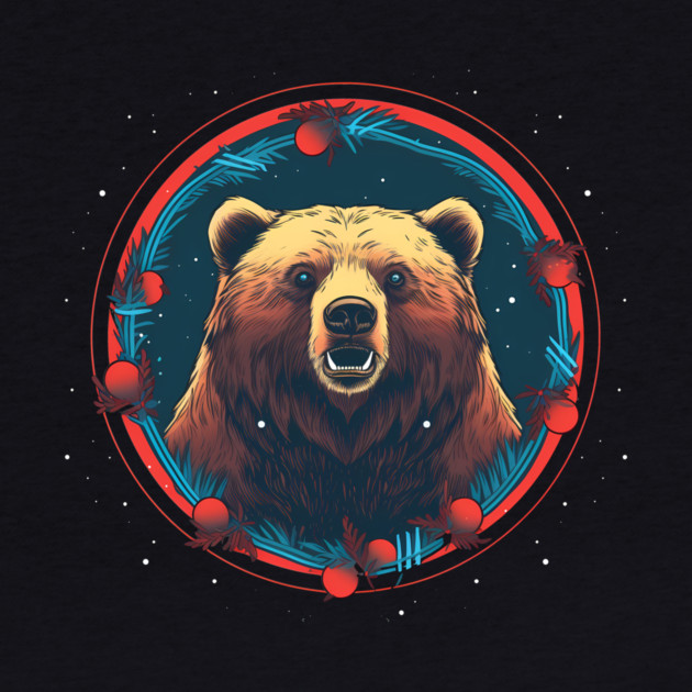 Grizzly Bear in Ornmament , Love Bears by logiamerch