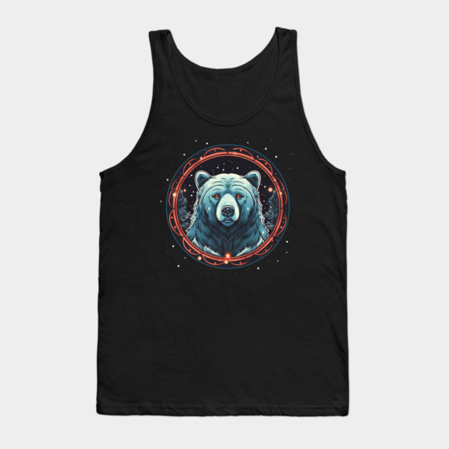 Grizzly Bear in Ornmament , Love Bears Tank Top by logiamerch