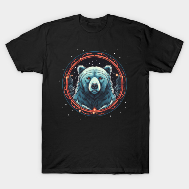 Grizzly Bear in Ornmament , Love Bears T-Shirt by logiamerch