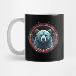 Grizzly Bear in Ornmament , Love Bears Mug