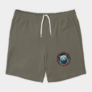 Grizzly Bear in Ornmament , Love Bears Shorts