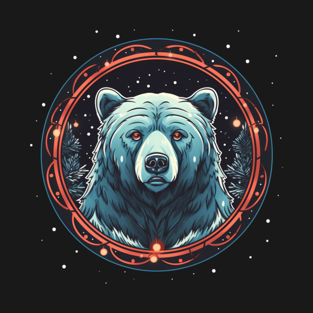 Grizzly Bear in Ornmament , Love Bears by logiamerch