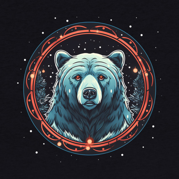 Grizzly Bear in Ornmament , Love Bears by logiamerch
