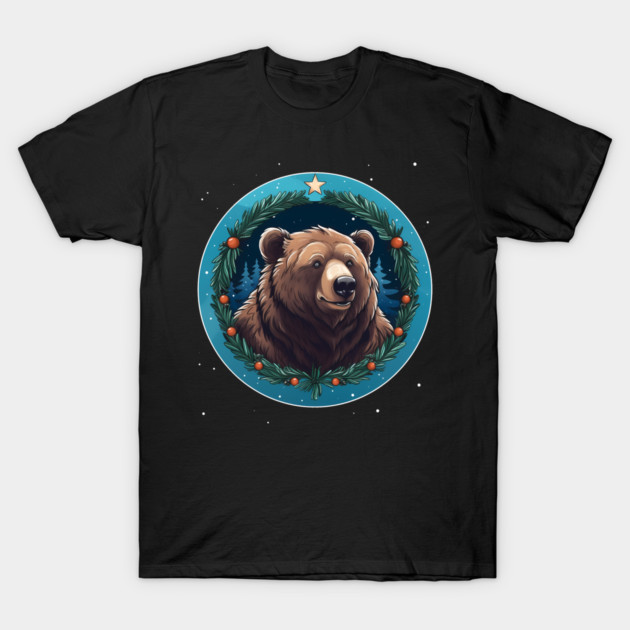 Grizzly Bear in Ornmament , Love Bears T-Shirt by logiamerch