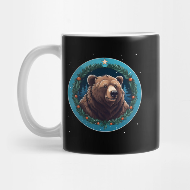 Grizzly Bear in Ornmament , Love Bears by logiamerch