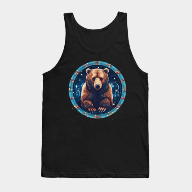 Grizzly Bear in Ornmament , Love Bears Tank Top by logiamerch