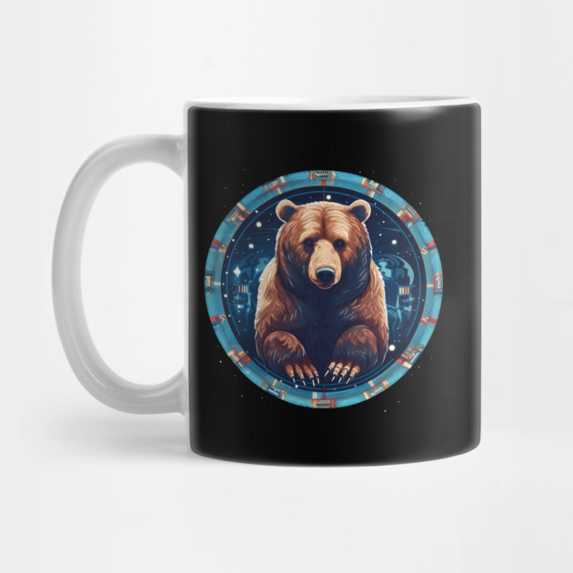 Grizzly Bear in Ornmament , Love Bears by logiamerch