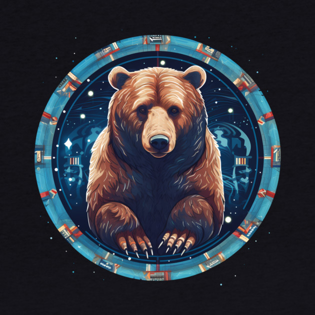 Grizzly Bear in Ornmament , Love Bears by logiamerch